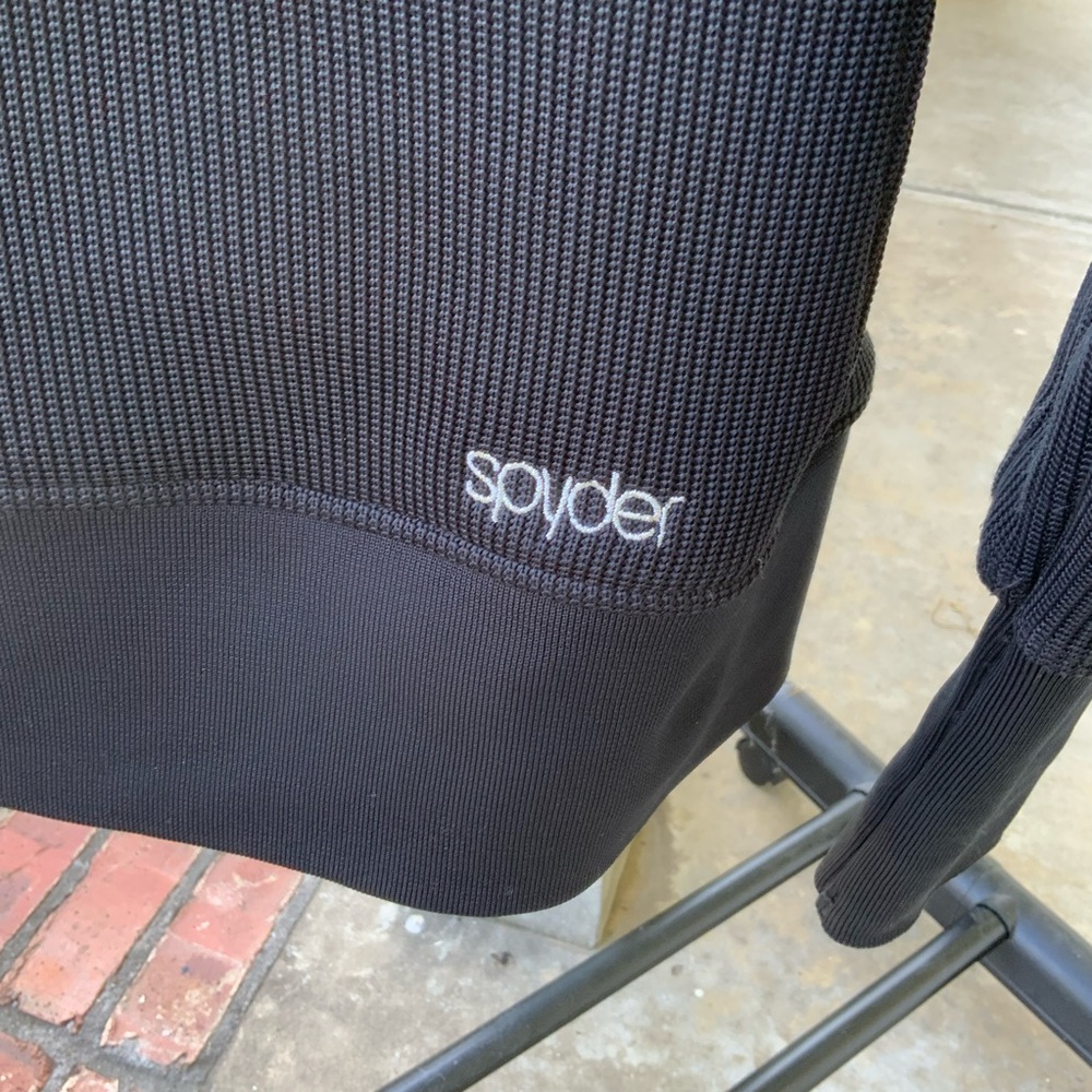 EUC Spyder Waffle Knit Full Zip Hooded Womens Jacket EUC Sz M - Picture 9 of 11